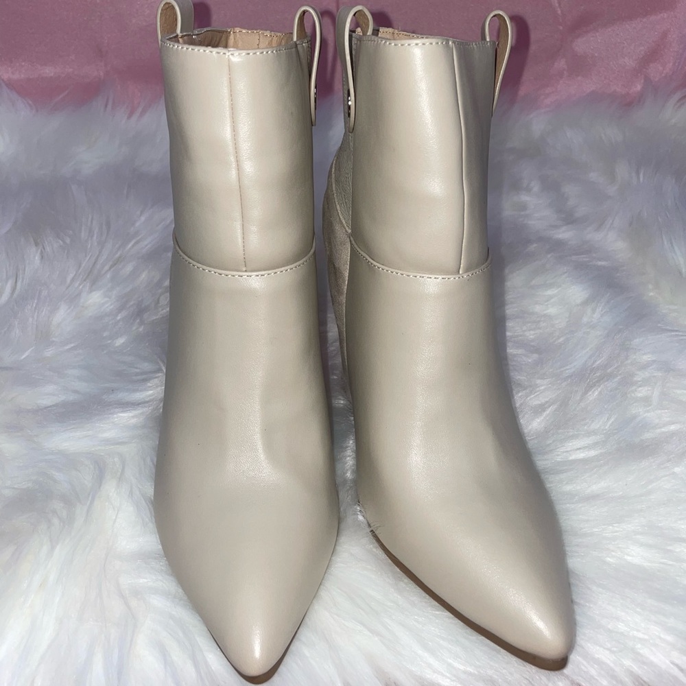 Wedge ankle booties